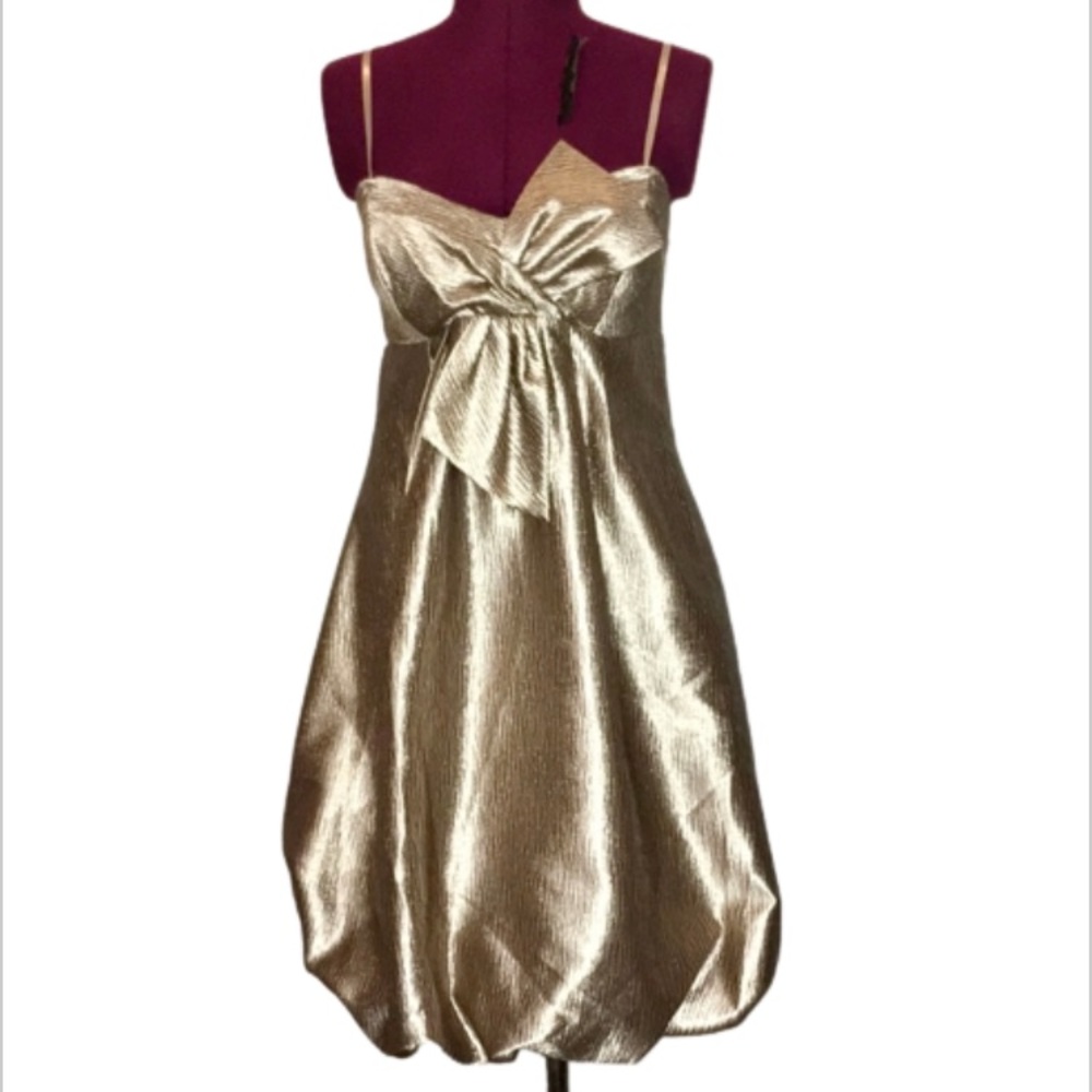 maxandcleo Bubble Hem Bow Dress